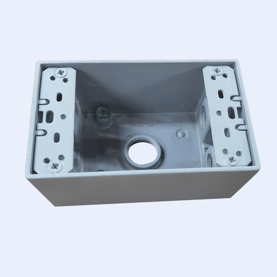 China El aluminio a presión Pvc de la caja del conducto de la prenda impermeable de la fundición cubrió a Grey Color 5 7 agujeros proveedor