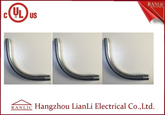 China el electro rígido de acero de la entrerrosca del codo del conducto del metal de 3 pulgadas/4 pulgadas galvanizó proveedor