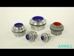 Conector de aluminio de Emt ningunos tipo del tornillo de presión de la UL con la tuerca de fijación o el acero el 1/2” -4” del cinc