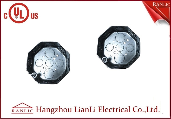 China Caja de acero los ocho 1/2 caras eléctrico del conducto del metal de la caja de mercado 3/4 golpe de gracia proveedor