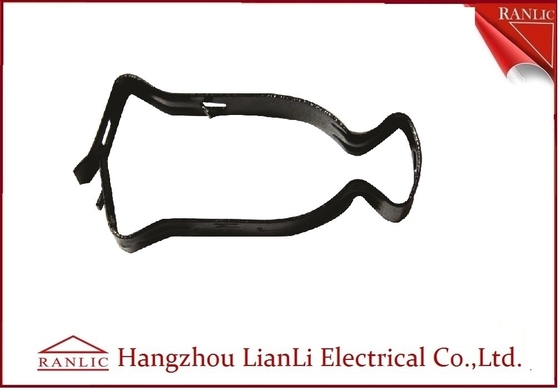 China El 1/2” 3/4&quot; negro Colo de Clip Enamel Finish del carrito de EMT Conduit Fittings Abrazadera Tipo proveedor