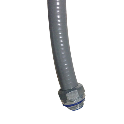 China 3/4&quot; PVC hermético del gris de la bobina de la inmersión caliente del conducto del metal flexible cubrió proveedor