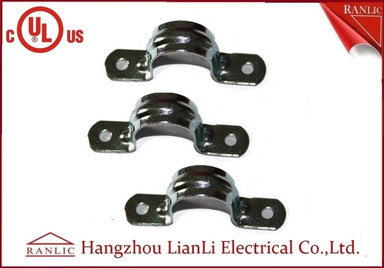 China ISO9001 electro EMT galvanizado Straps Clamps con dos el agujero, 3/4&quot; 1&quot; hasta 4&quot; proveedor