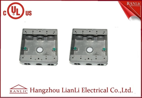 China El 1/2” 3/4&quot; los agujeros que el aluminio impermeable de la caja del conducto a presión UL de la fundición enumeró proveedor