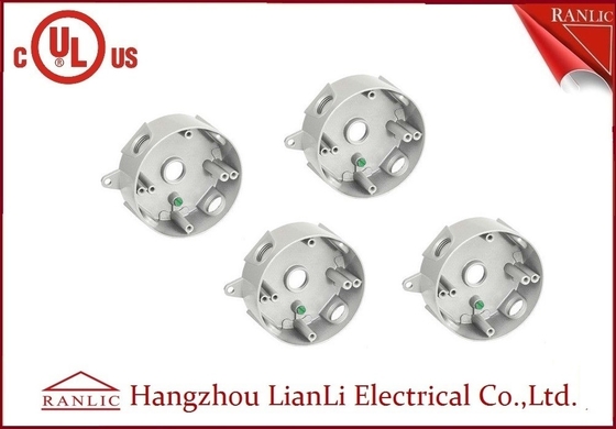 China Grey Aluminum Round Weatherproof Conduit encajona 5 agujeros el 1/2” 3/4&quot; proveedor