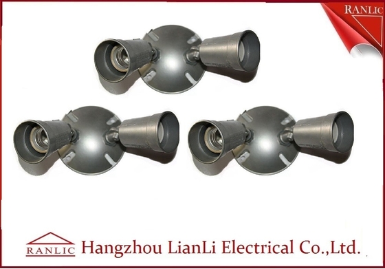 China Tenedor de la lámpara de Pocelain de la caja terminal de Gray Aluminum Die Casting Waterproof proveedor