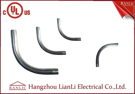 China La UL enumeró extremo roscado entrerrosca de acero rígida de 4 pulgadas de las colocaciones del conducto proveedor