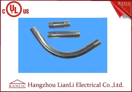 China ” El codo eléctrico rígido NPT del conducto 3&quot; 3-1/2 roscó longitud estándar de 90 grados proveedor
