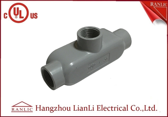 China 2&quot; 3&quot; PVC del gris cubrió el cuerpo de aluminio rígido del conducto con o sin los tornillos proveedor