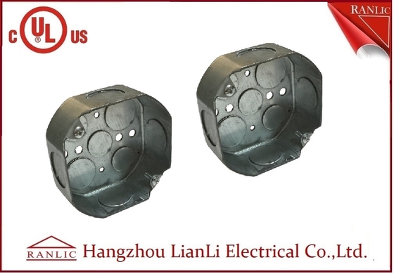 China Caja de acero Octangular eléctrica del conducto del metal de la caja de mercado 4 pulgadas * 4 pulgadas proveedor