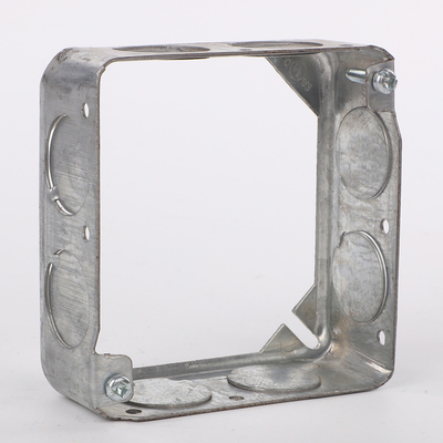 Clampada de cable de CA flexible de 3/8&quot; conector doble dúplex Snap-In de zinc de fundición a presión 1/2&quot; garganta para caja de salida proveedor