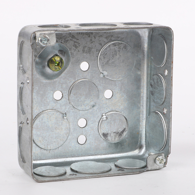 Clampada de cable de CA flexible de 3/8&quot; conector doble dúplex Snap-In de zinc de fundición a presión 1/2&quot; garganta para caja de salida proveedor