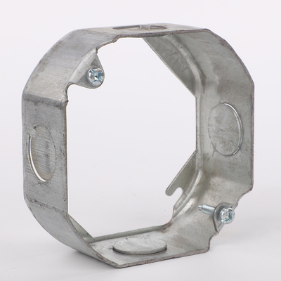 Clampada de cable de CA flexible de 3/8&quot; conector doble dúplex Snap-In de zinc de fundición a presión 1/2&quot; garganta para caja de salida proveedor