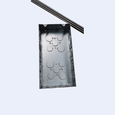 Caja de conexiones plateada cinc del conducto para los pernos prisioneros de la pared del cable de la comunicación proveedor
