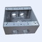 El PVC cubrió el gris de aluminio impermeable 4Holes 2-1/8 de la caja de conexiones” profundamente proveedor
