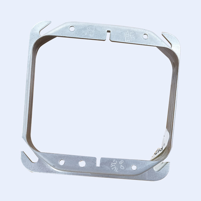 Cuadrado galvanizado de la fabricación 4x4 de la caja de conexiones del conducto pre con los tornillos proveedor