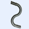 El PVC cubrió el conducto de acero flexible reducido de la pared grueso de 2&quot; de 1-1/2” 0.60m m proveedor