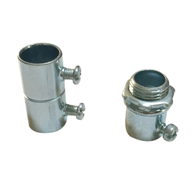 4 la UL plateada color plata azul de la pulgada EMT Coupling Electro Galvanized enumeró proveedor