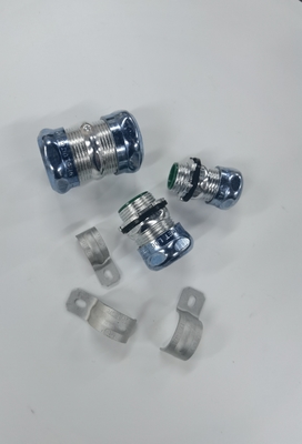 3&quot; 4&quot; EMT Raintight Connector Blue galvanizó el casquillo IP65 proveedor