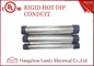 RGD galvanizó el conducto de acero rígido, pulgada del 1/2 tubería eléctrica del conducto de 4 pulgadas proveedor